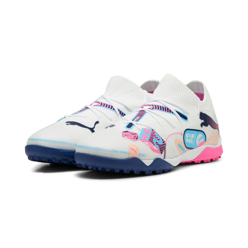 PUMA FUTURE 7 MATCH VOLUME UP TT Mens White Football Boots - Image 2